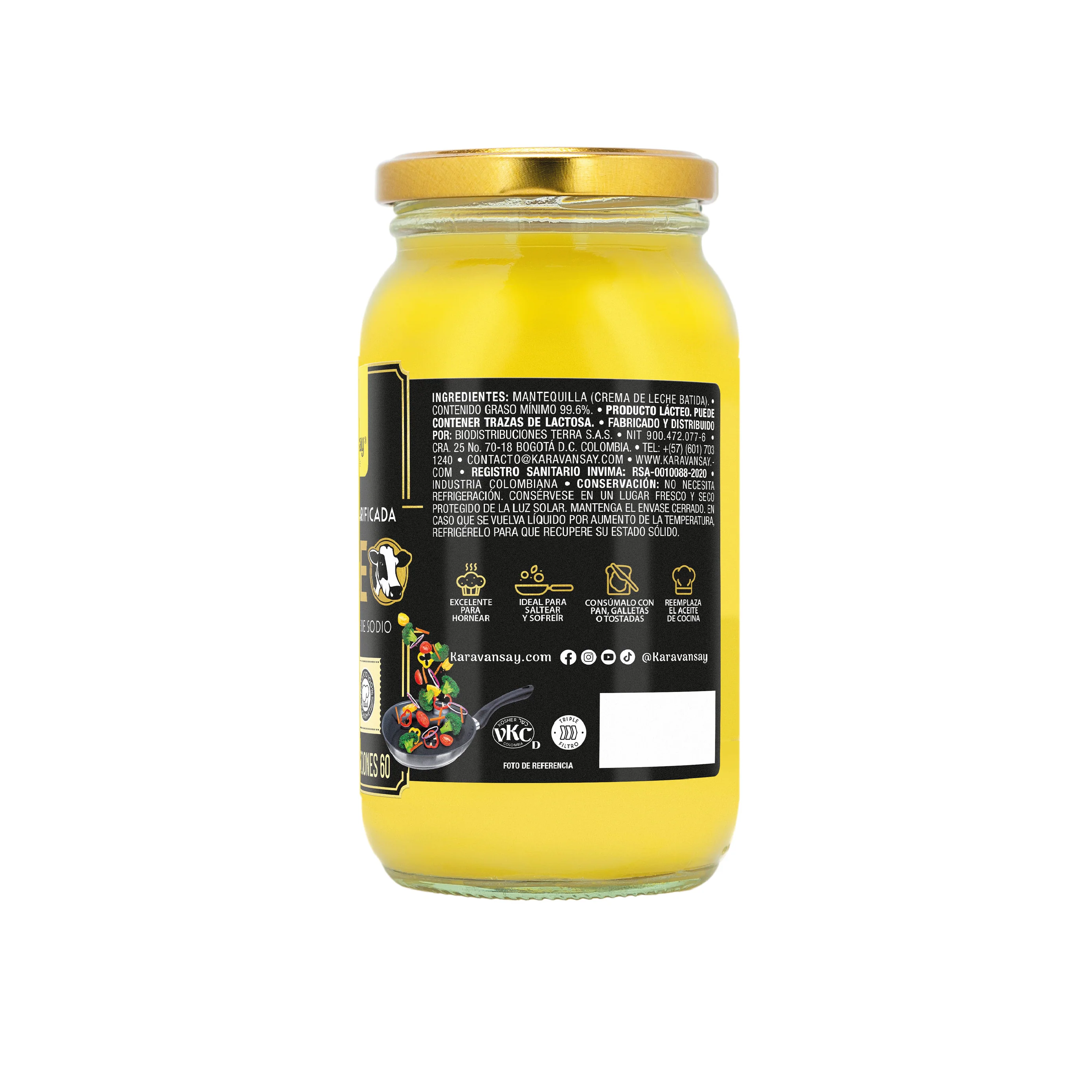 Mantequilla Clarificada GHEE 420 gr. Karavansay - Image 3