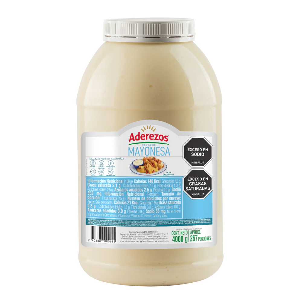 Mayonesa Aderezos 4.000 gr