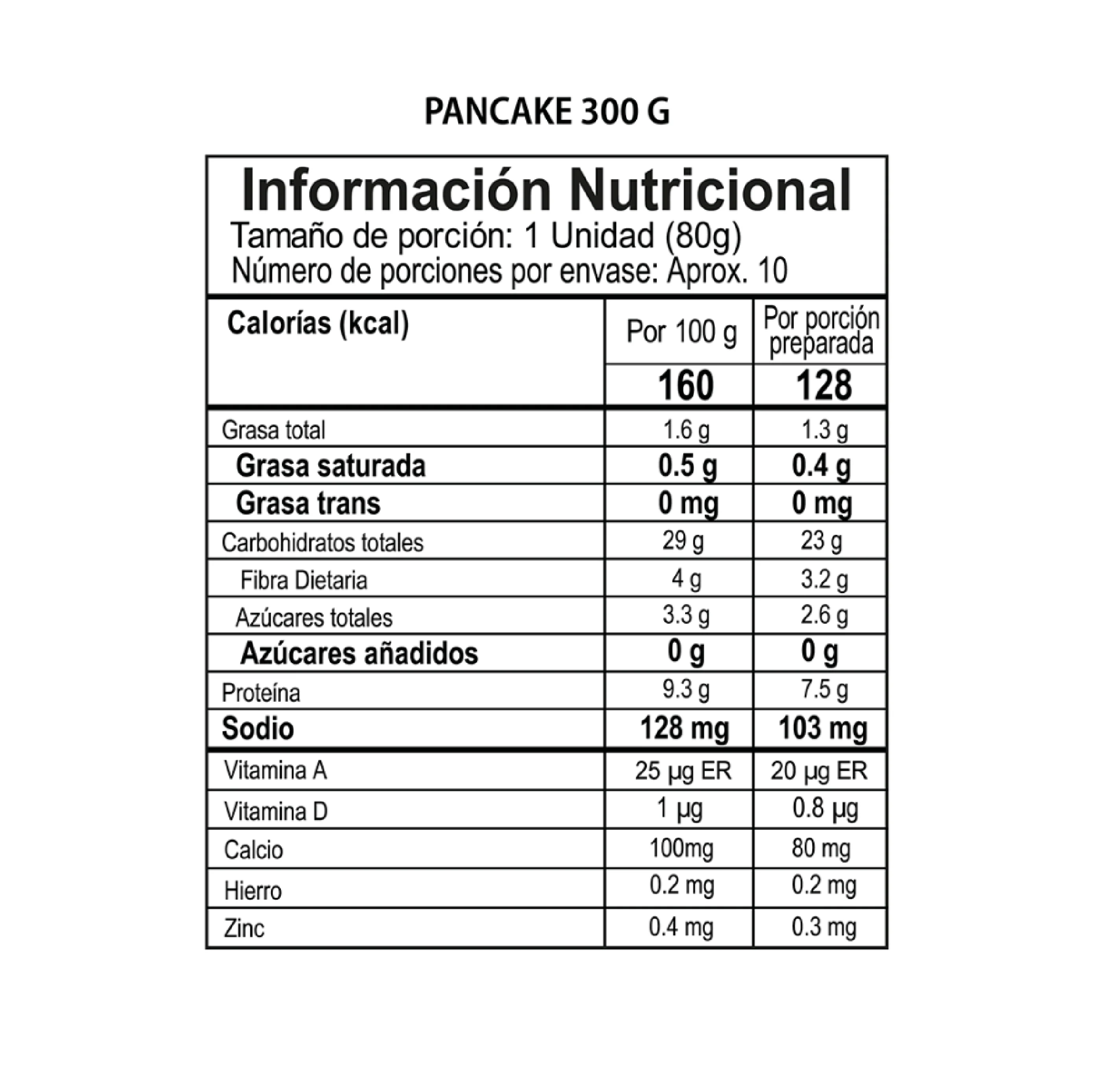 Mezcla Pancake Kónfyt 300 gr. - Image 2