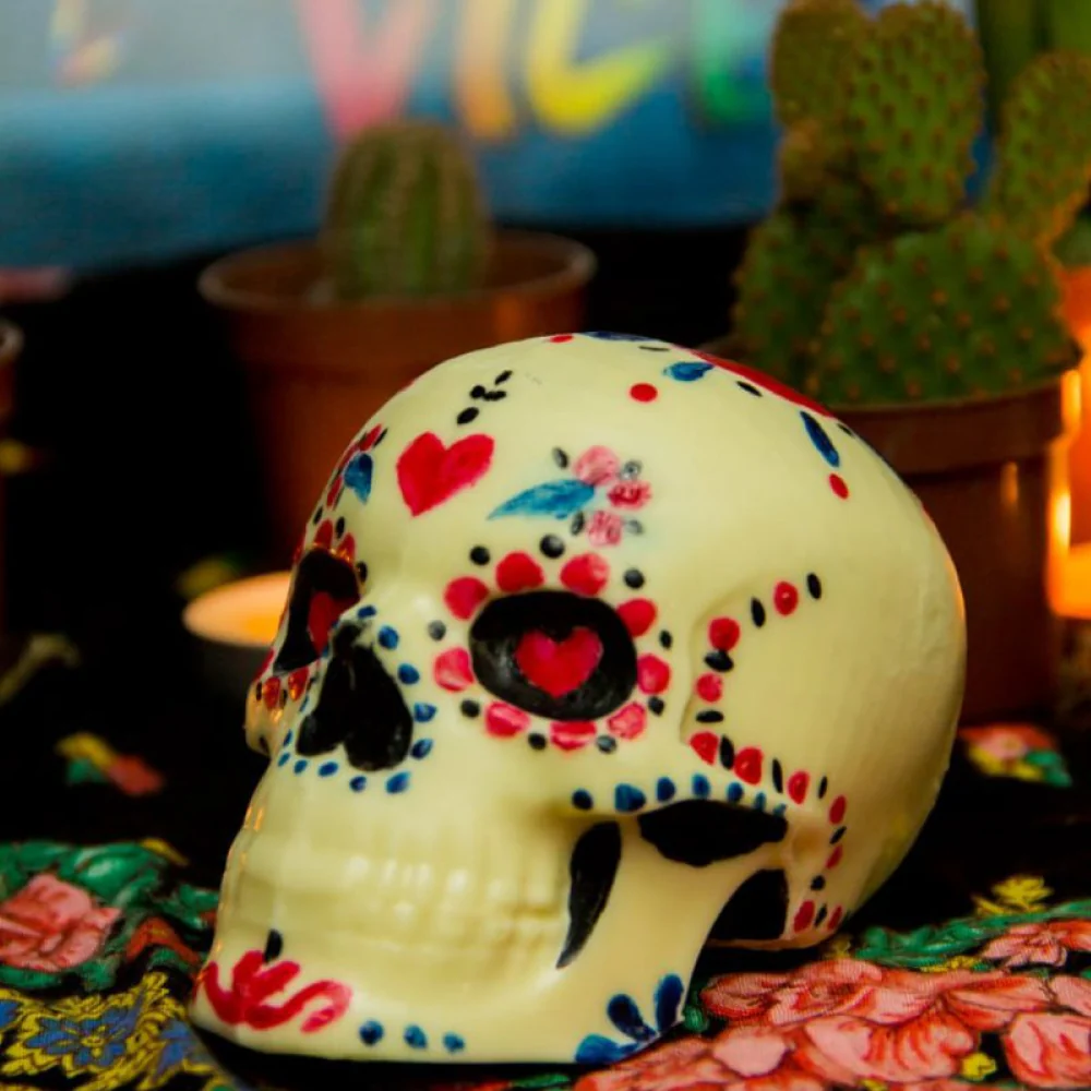 Molde de Acetato Calavera Grande 3 Partes X 2 Cavidades BWB - Image 2