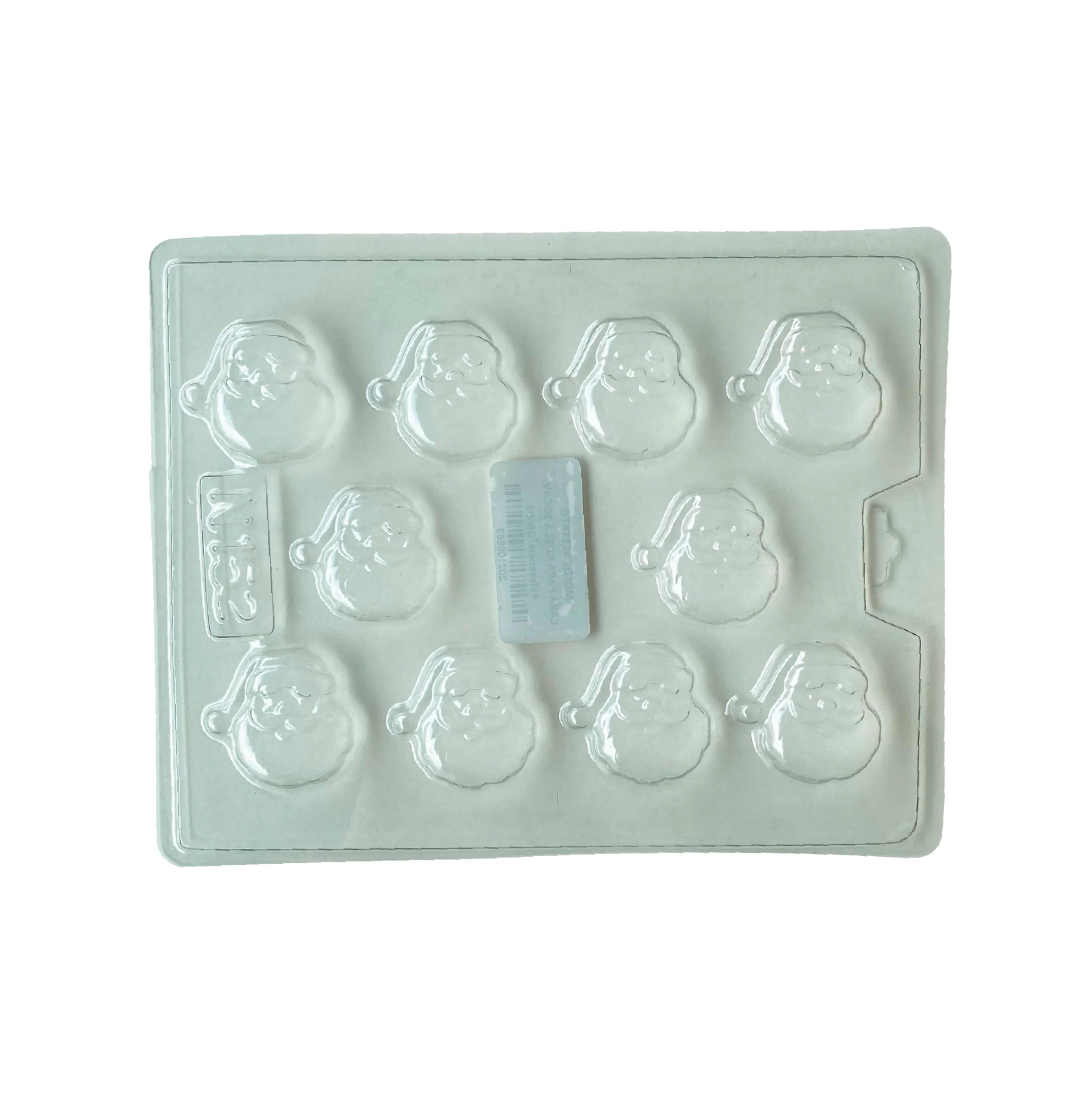 Molde Acetato Cara Papá Noel 10 Cavidades - Image 2