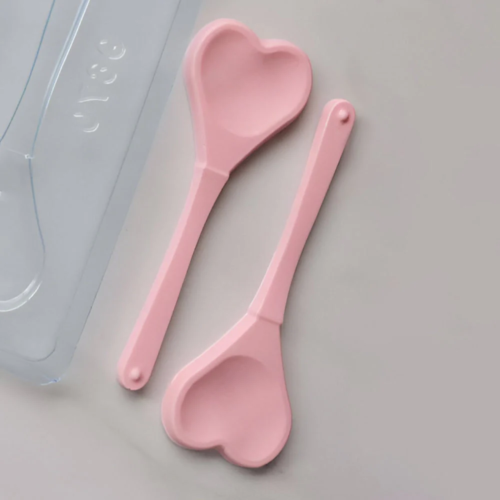 Molde de Acetato Cuchara Corazón X 7 Cavidades BWB - Image 2