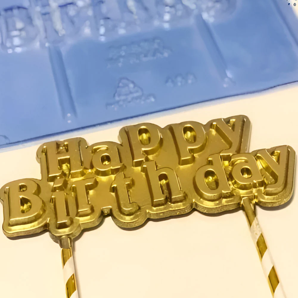 Molde de Acetato Happy Birthday BWB - Image 2