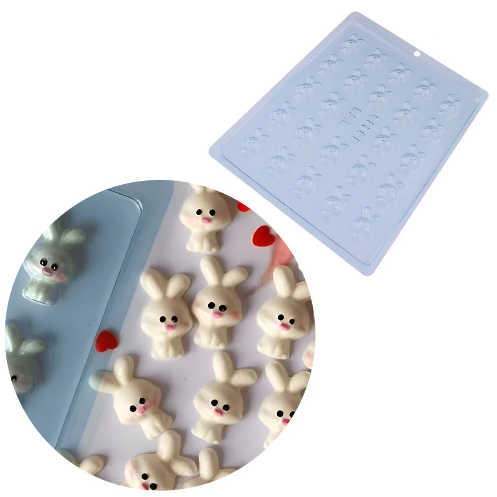 Molde de Acetato Mini Conejitos BWB