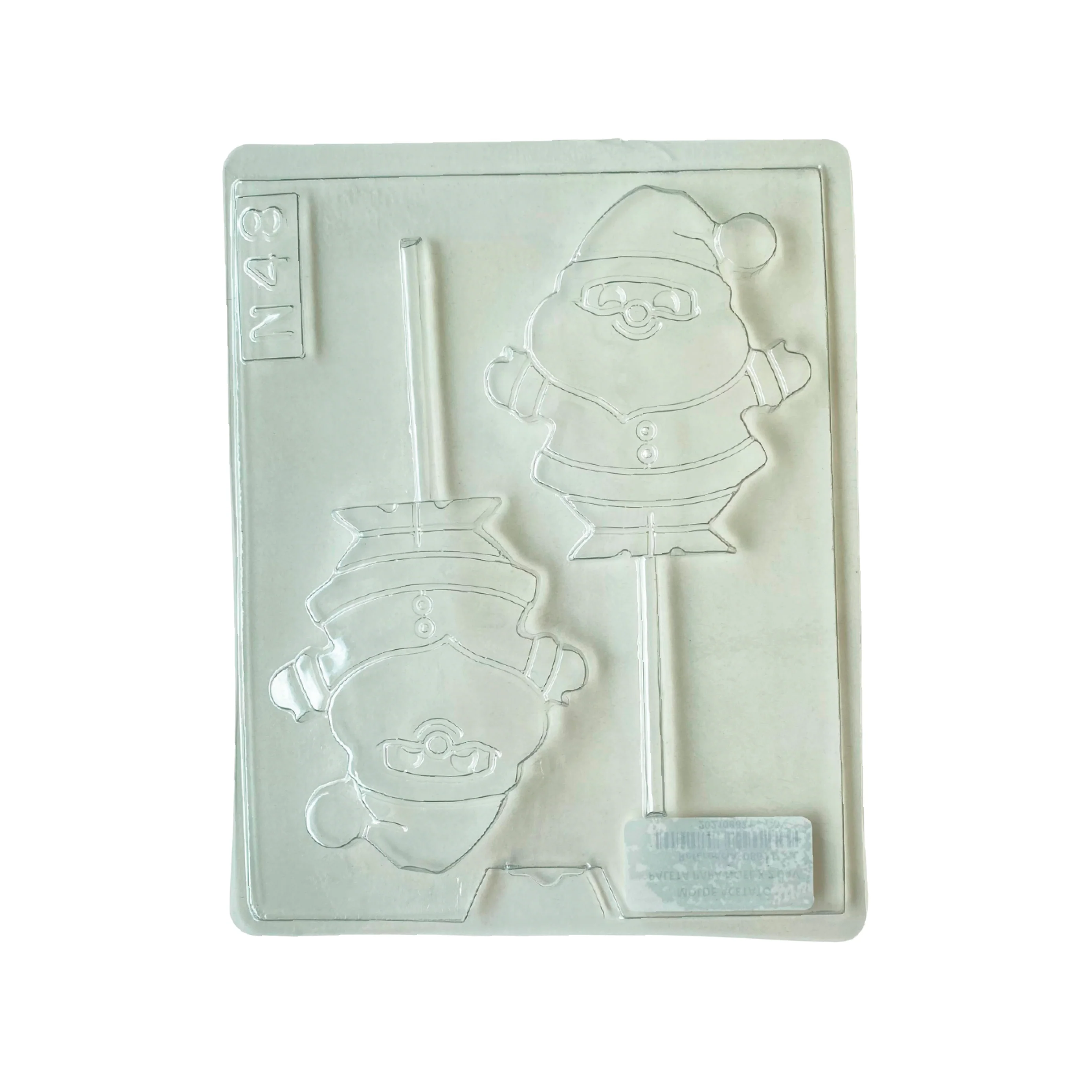 Molde Acetato Paleta Papá Noel 2 Cavidades - Image 2