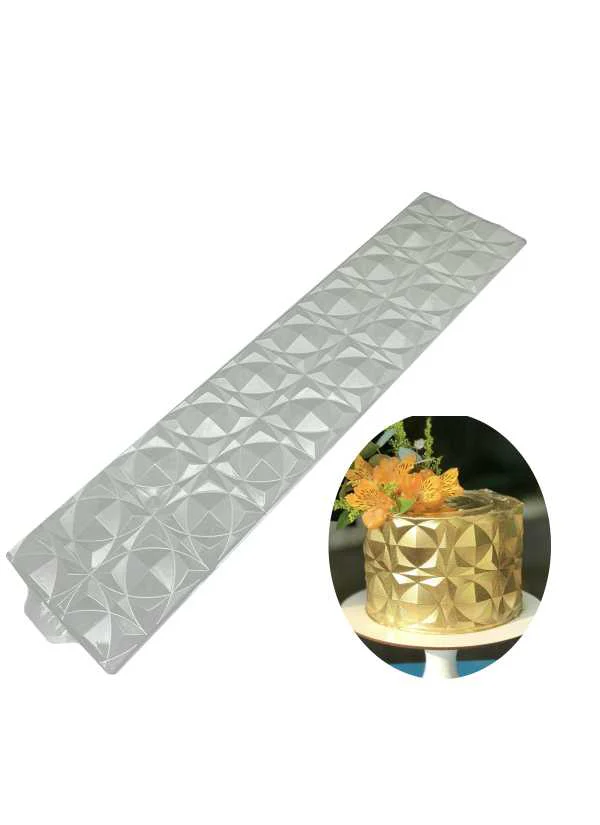 Molde de Acetato Placa Texturizadora Origami Simetría Perfecta BWB - Image 2