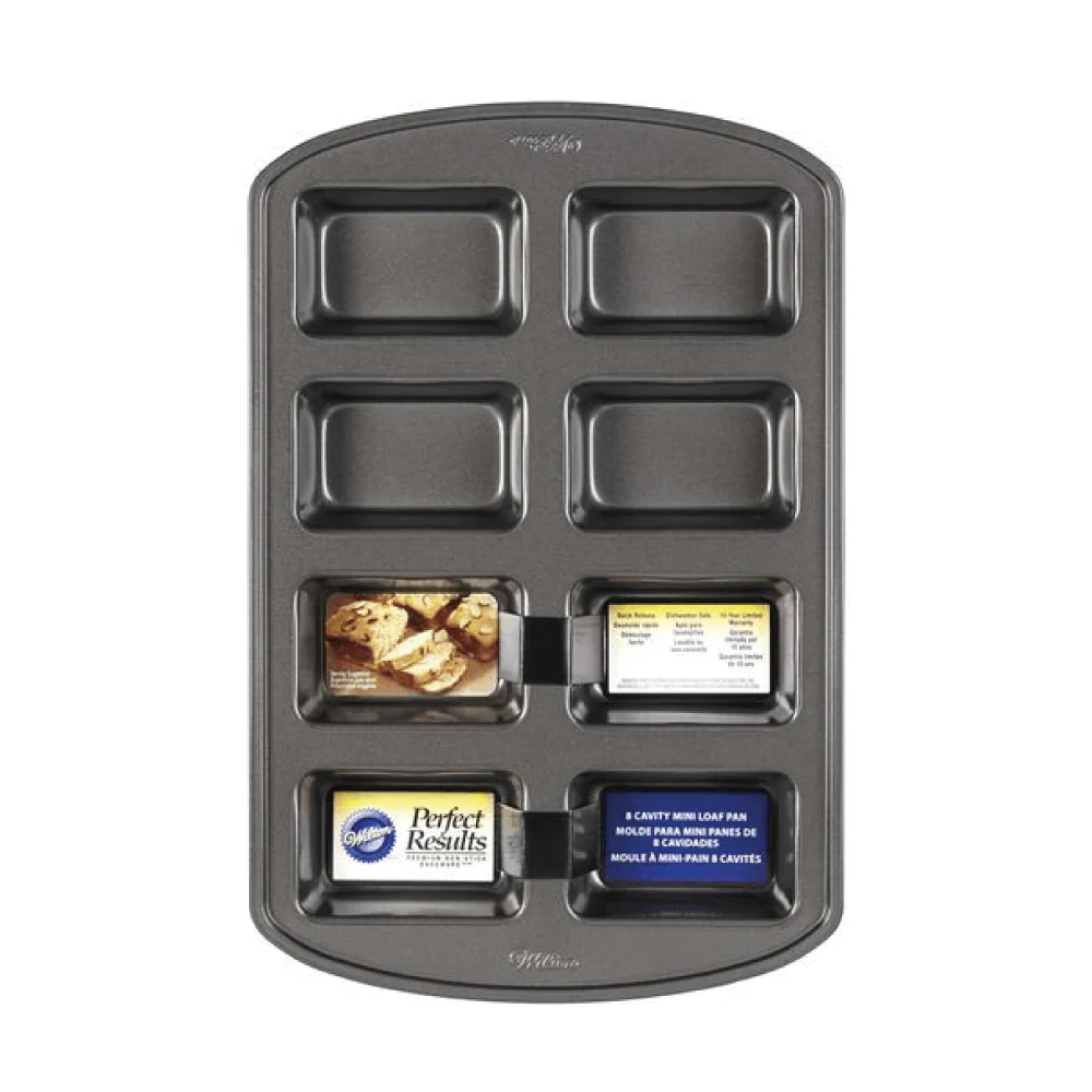 Molde Aluminio Mini Torta X 8 Cavidades Wilton