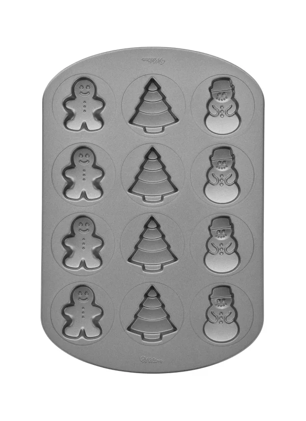 Molde Antiadherente Galletas Navideñas X 12 Cavidades Wilton - Image 2