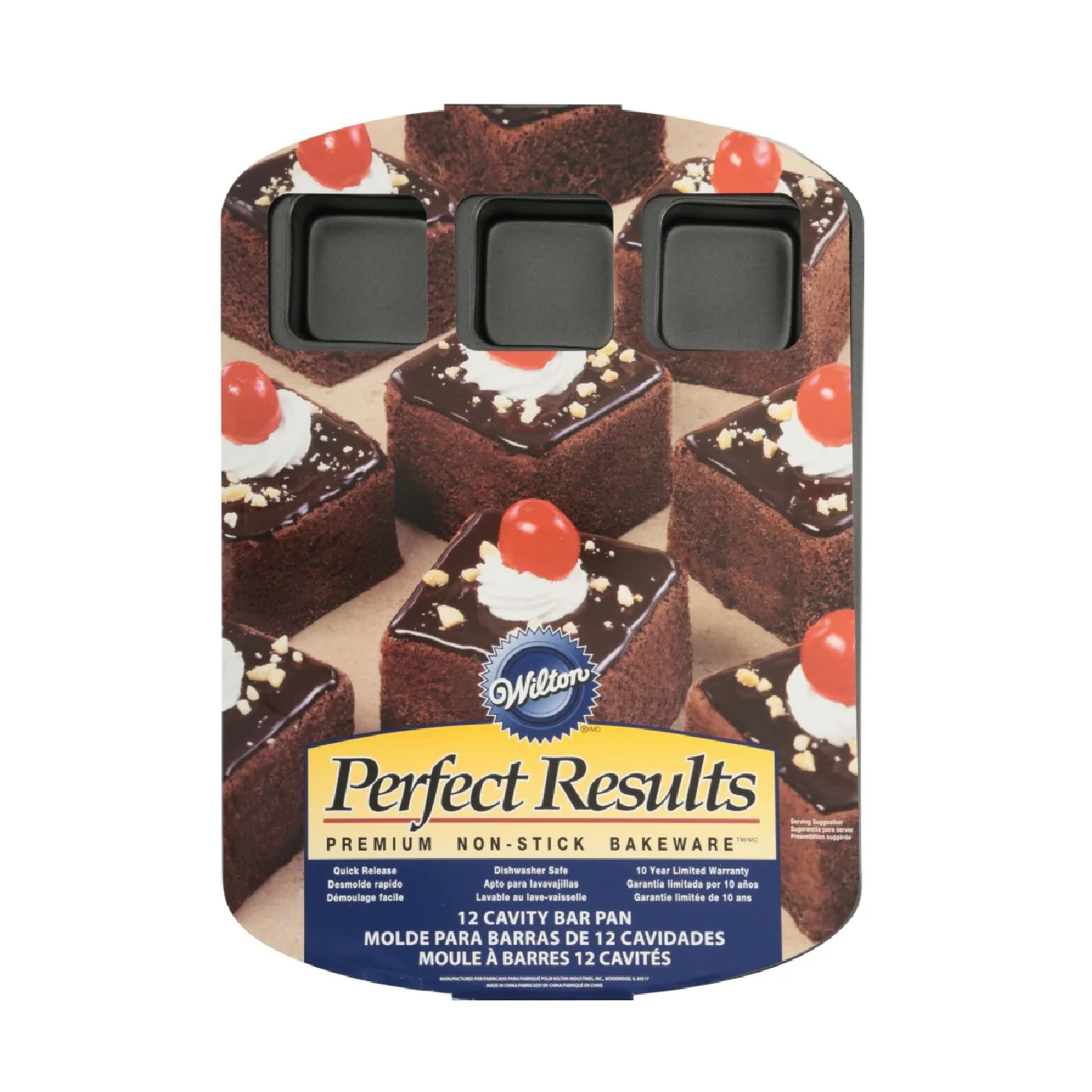 Molde Cuadrado Brownie X 12 Cavidades Wilton - Image 3