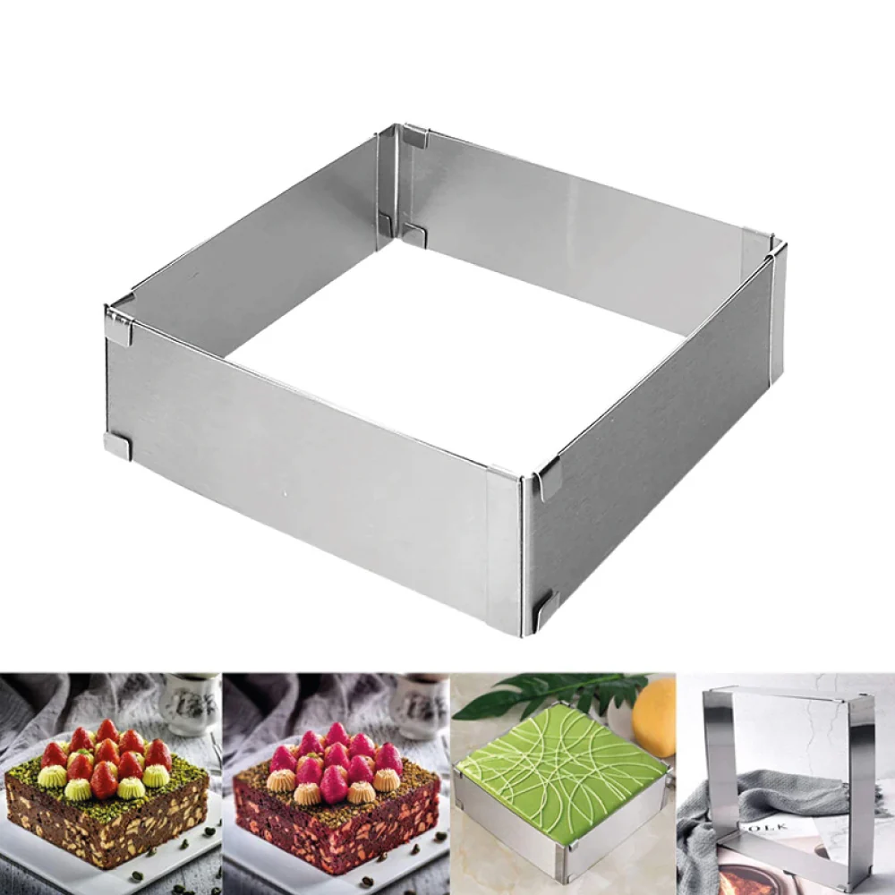 Molde Cuadrado o Rectangular Ajustable Acero Inoxidable - Image 3