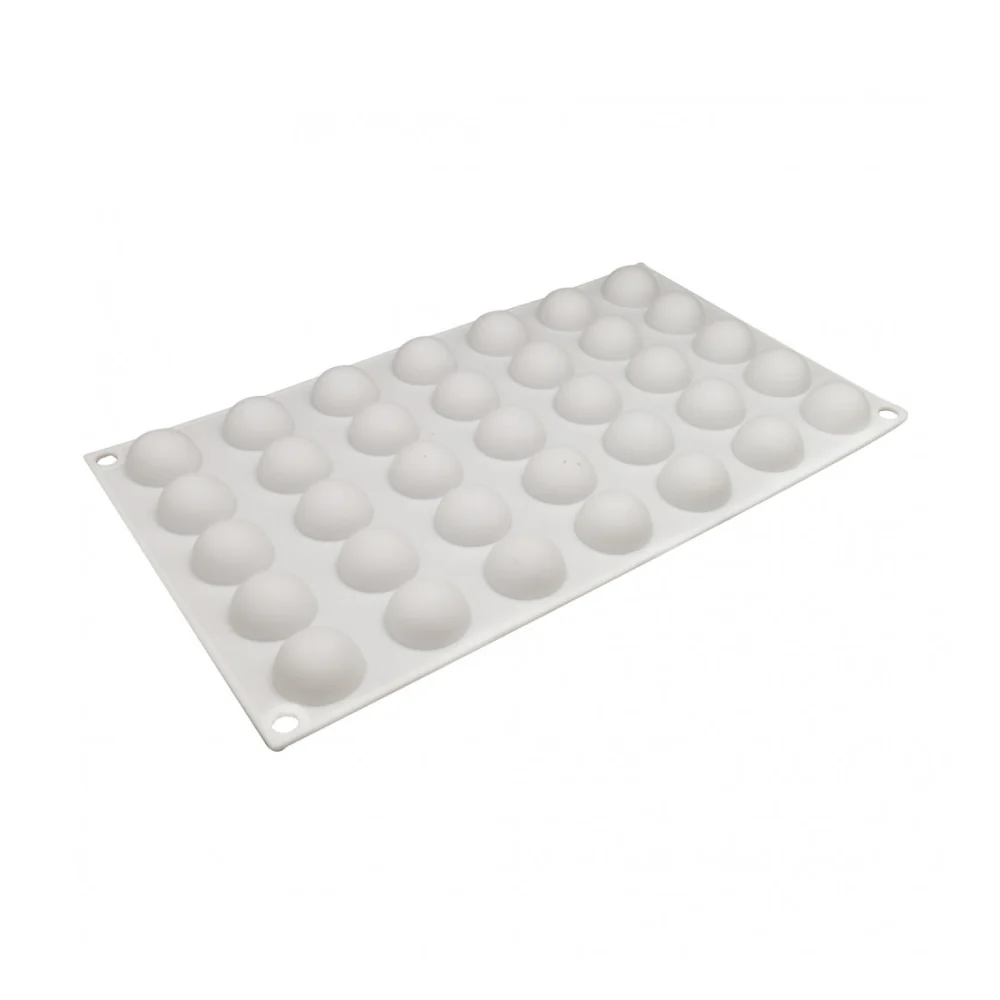 Molde de Silicona Bombón Semi Esfera 35 Cavidades - Image 2