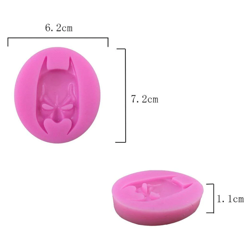 Molde de Silicona Máscara de Batman Selva Negra - Image 2