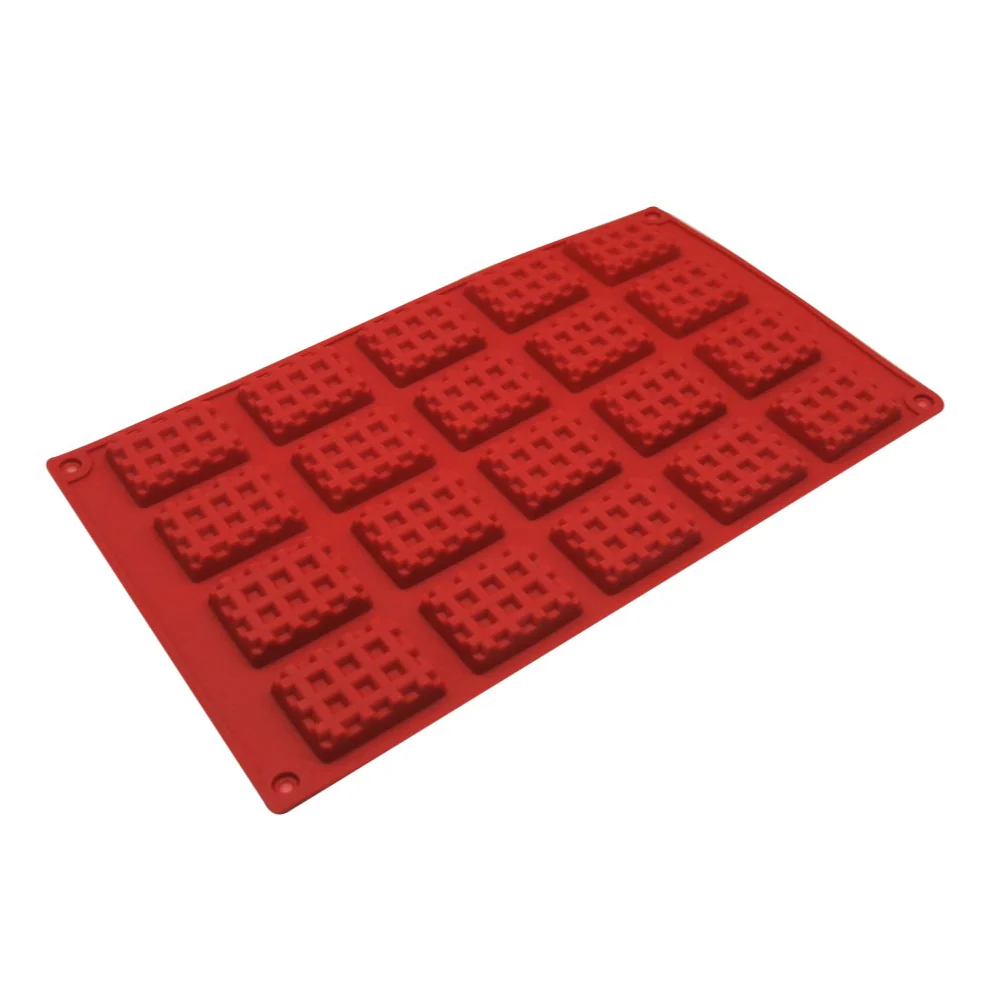 Molde de Silicona Mini Waffles 20 cavidades - Image 2