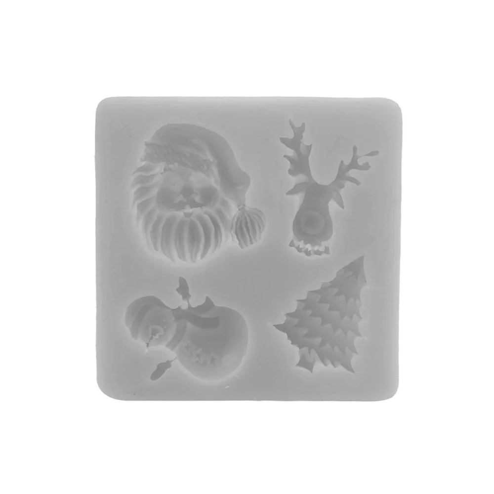 Molde de Silicona Santa / Reno / Árbol / Muñeco de Nieve - Image 2