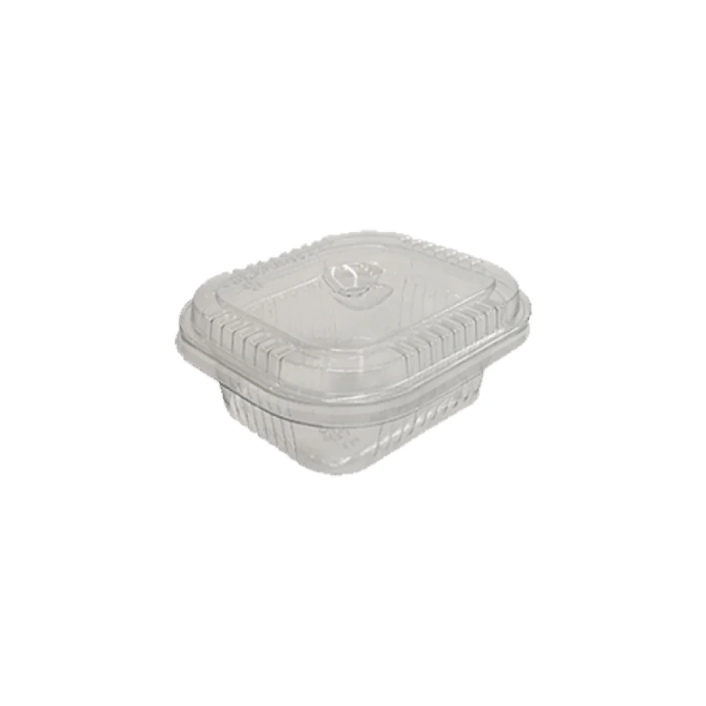 Molde Mini Brownie - Postres Transparente Con Tapa 043 x 20 unds. Fadevesa