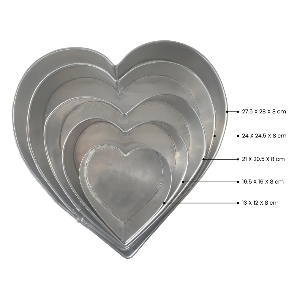 Molde para Torta Corazón Porción - Image 3