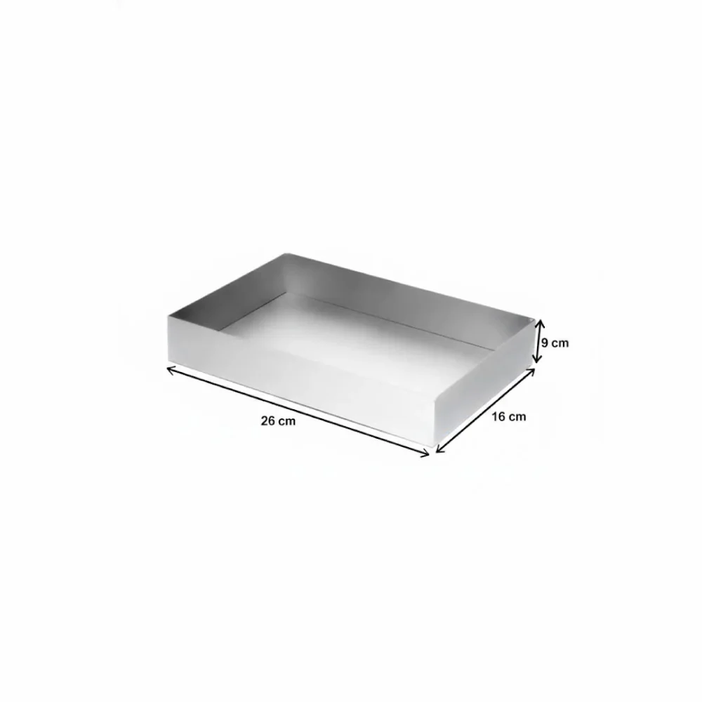 Molde para Torta Rectangular 1/2 Lb
