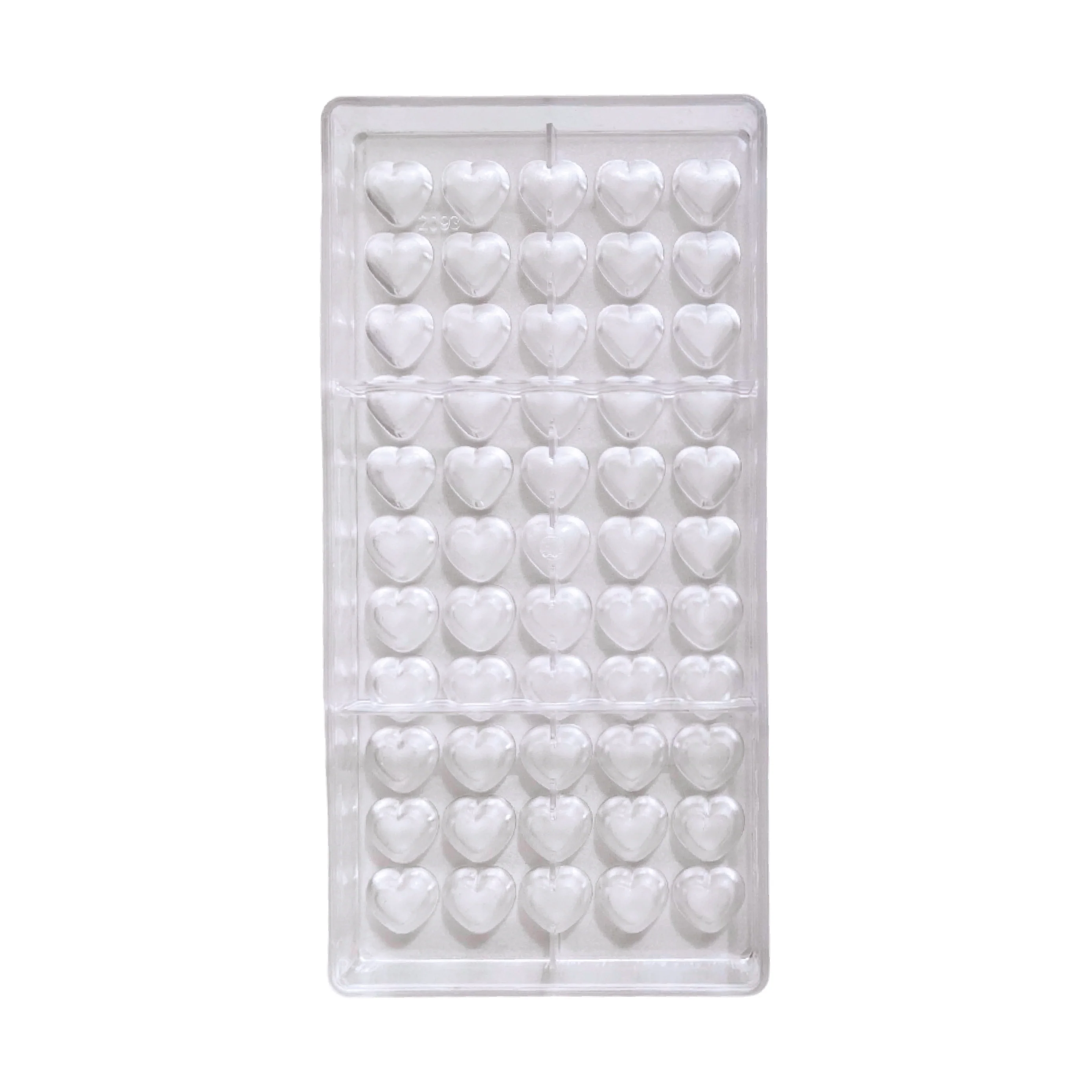 Molde Policarbonato Mini Corazones 55 Cavidades