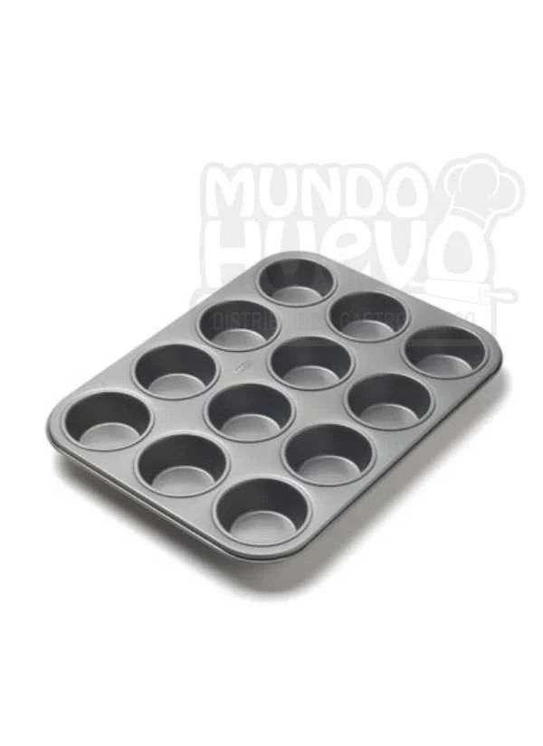Molde Ponqué 12 Cavidades 35 X 26 X 3Cm PRESS