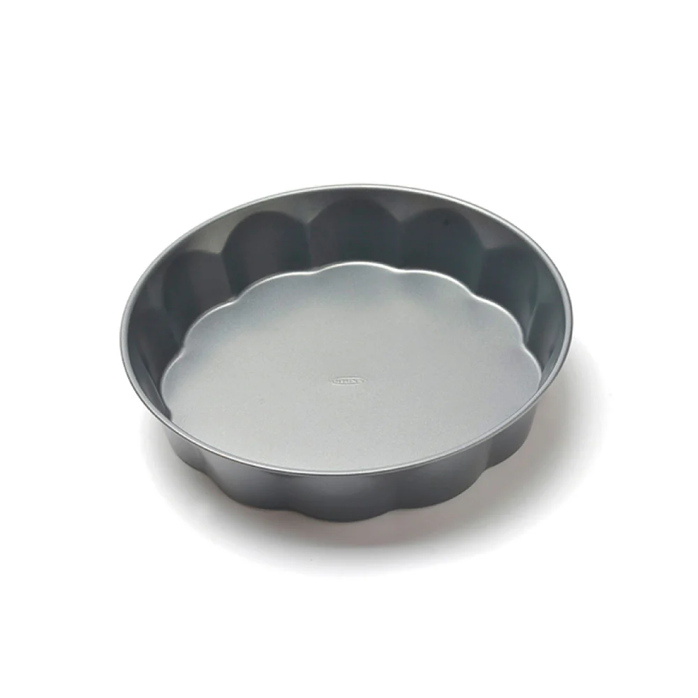 Molde redondo borde flor PRESS 27 x 5.5 cm.