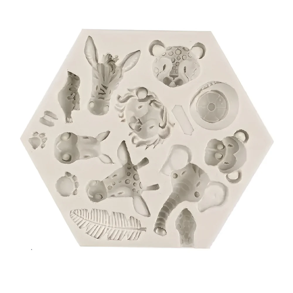 Molde de Silicona Animales Selva - Image 2