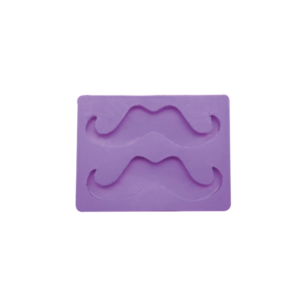 Molde de Silicona Bigotes X 2 Cavidades