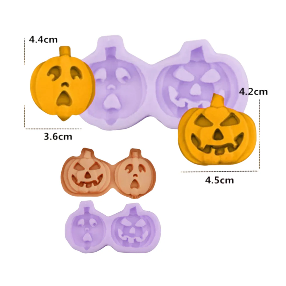 Molde Silicona Calabazas 2 Cavidades - Image 2