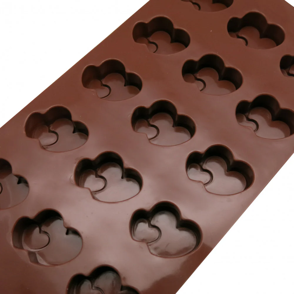 Molde de Silicona Choco Corazón Doble X 15 Cavidades - Image 3