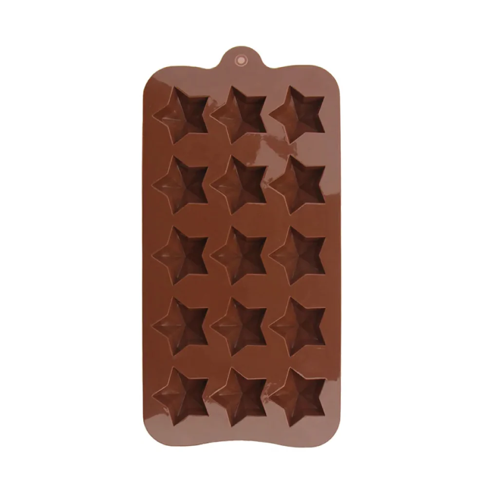 Molde Silicona Choco Estrella 3D Selva Negra 15 Cavidades - Image 2