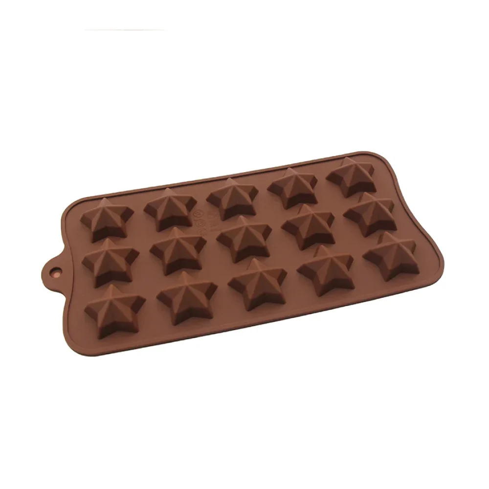 Molde Silicona Choco Estrella 3D Selva Negra 15 Cavidades - Image 3