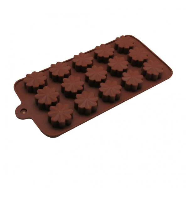 Molde de Silicona Chocoflorecita X 15 Cavidades