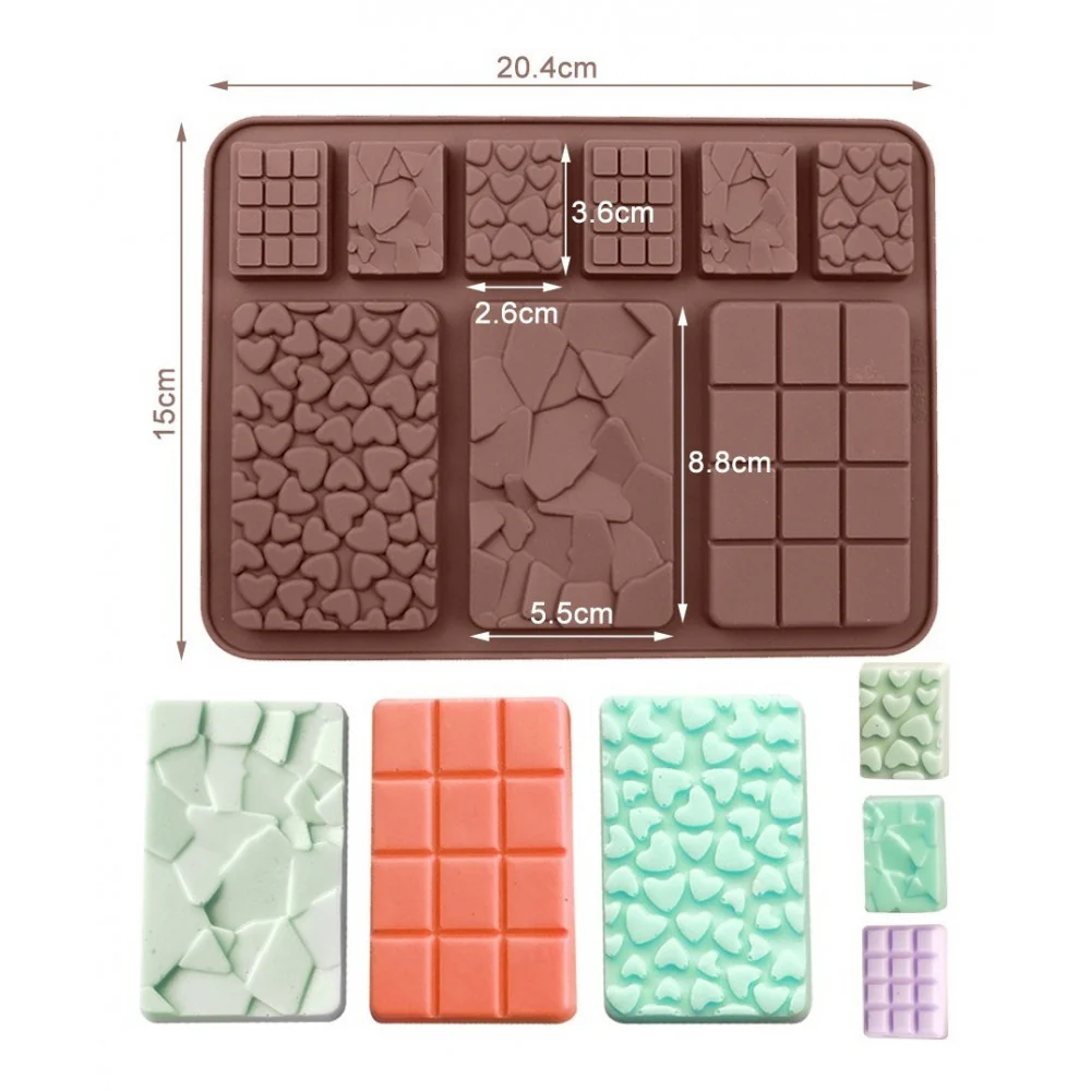 Molde de Silicona Chocolatina Varias X 9 Cavidades - Image 2