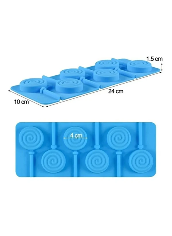 Molde de Silicona Chupeta Rosca X 6 Cavidades - Image 2
