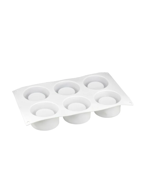 Molde de Silicona Cilindro Hueco X 6 Cavidades - Image 2