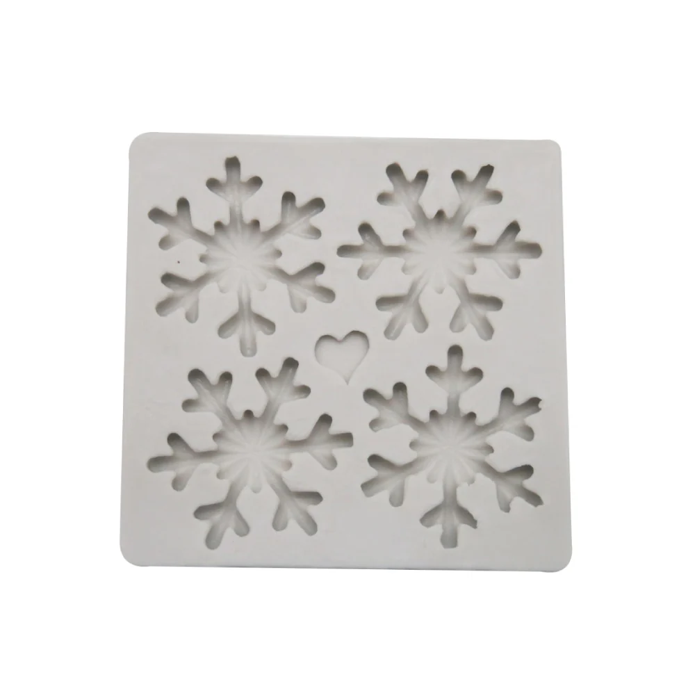 Molde de Silicona Copo De Nieve X 4 Cavidades - Image 2