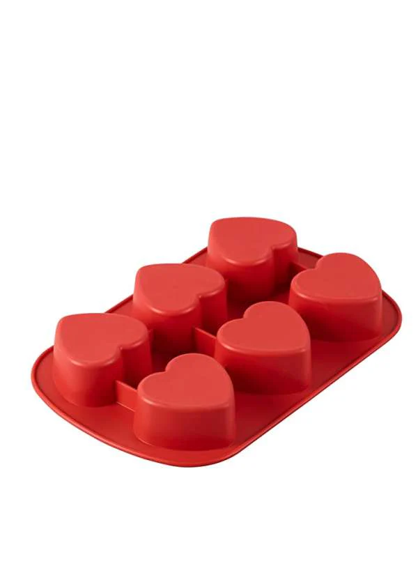 Molde de Silicona Corazones X 6 Cavidades Wilton - Image 3