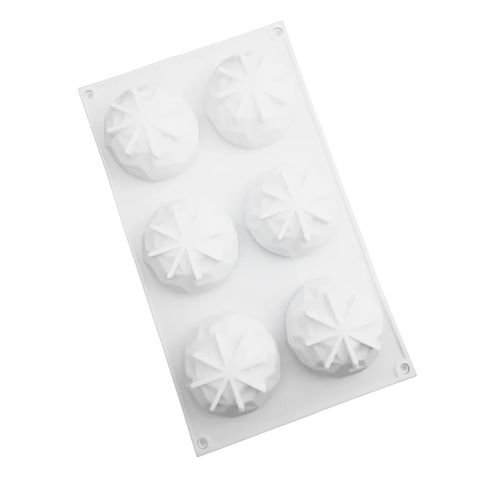 Molde de Silicona Domo Geométrico X 6 Cavidades - Image 2