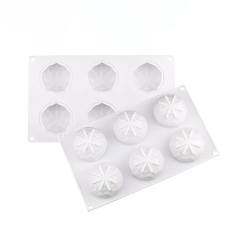 Molde de Silicona Domo Geométrico X 6 Cavidades - Image 3