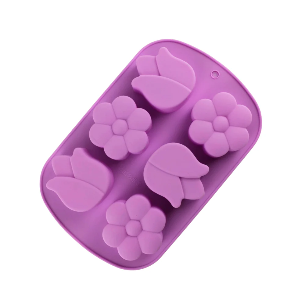 Molde de Silicona Flores X 6 Cavidades - Image 3