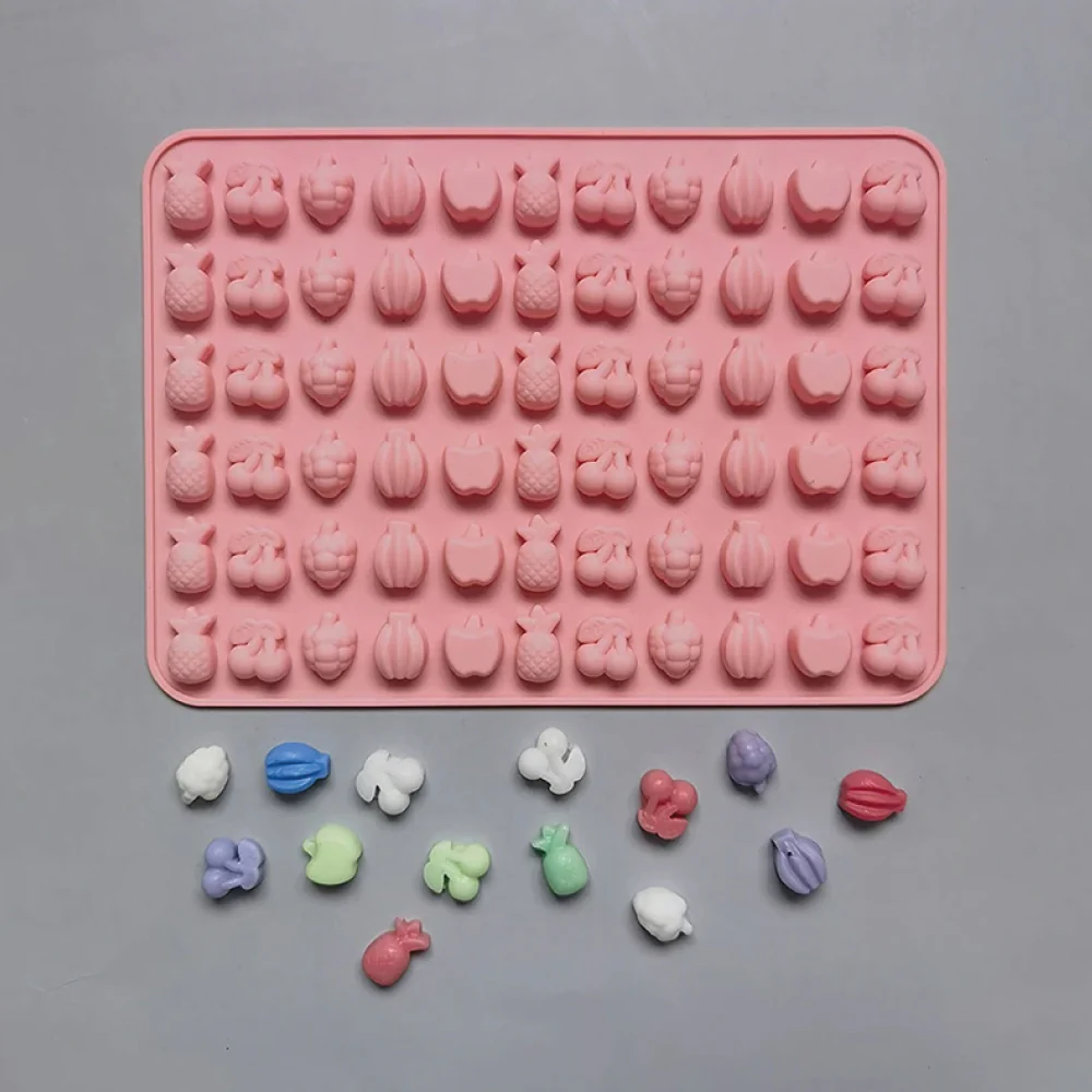 Molde de Silicona Gomitas Frutas X 66 Cavidades - Image 4