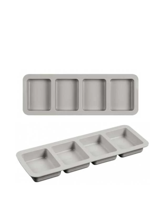 Molde de Silicona Jabón Cuadrado X 4 Cavidades - Image 4