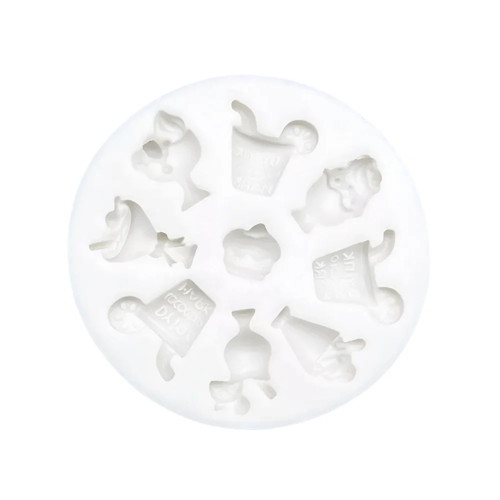 Molde de Silicona Mini Cocteles y Bebidas 9 Cavidades - Image 2