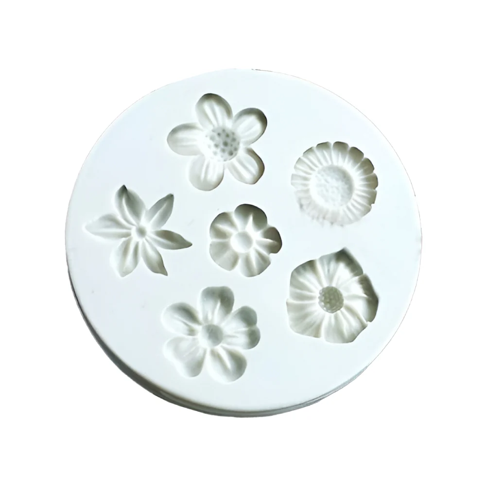 Molde de Silicona Mini Flores 6 Cavidades - Image 4