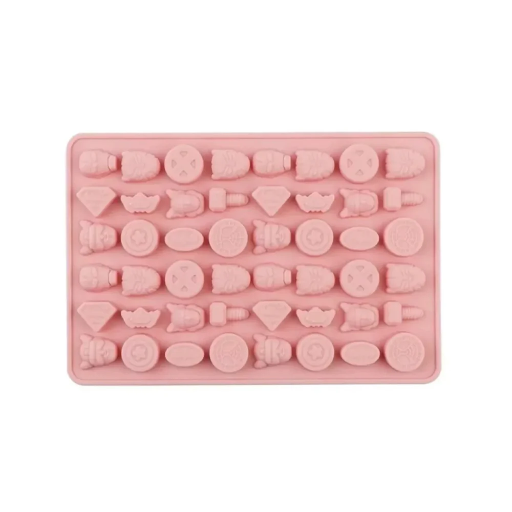 Molde Silicona Mini Superhéroes Star Wars 48 Cavidades