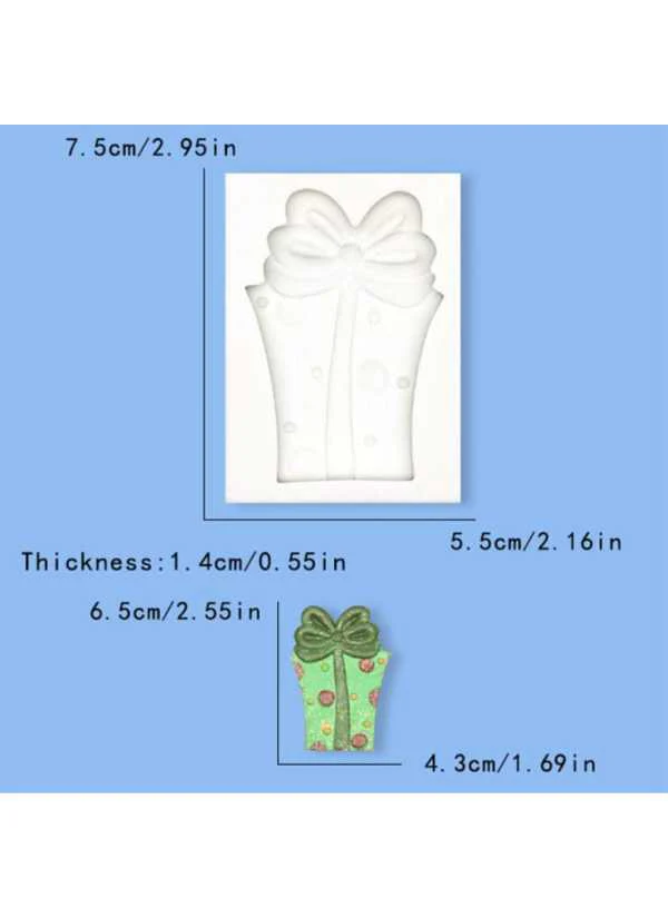 Molde de Silicona Navidad Regalo - Image 2