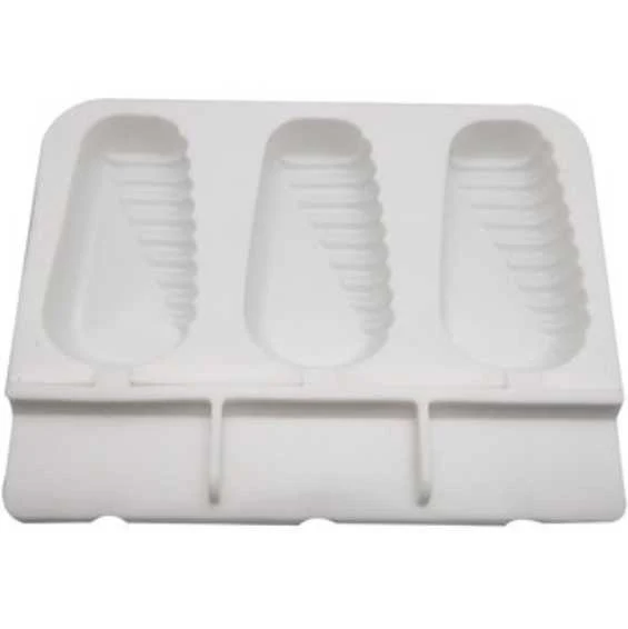Molde de Silicona Paleta Ovalada Decorada X 3 Cavidades - Image 2