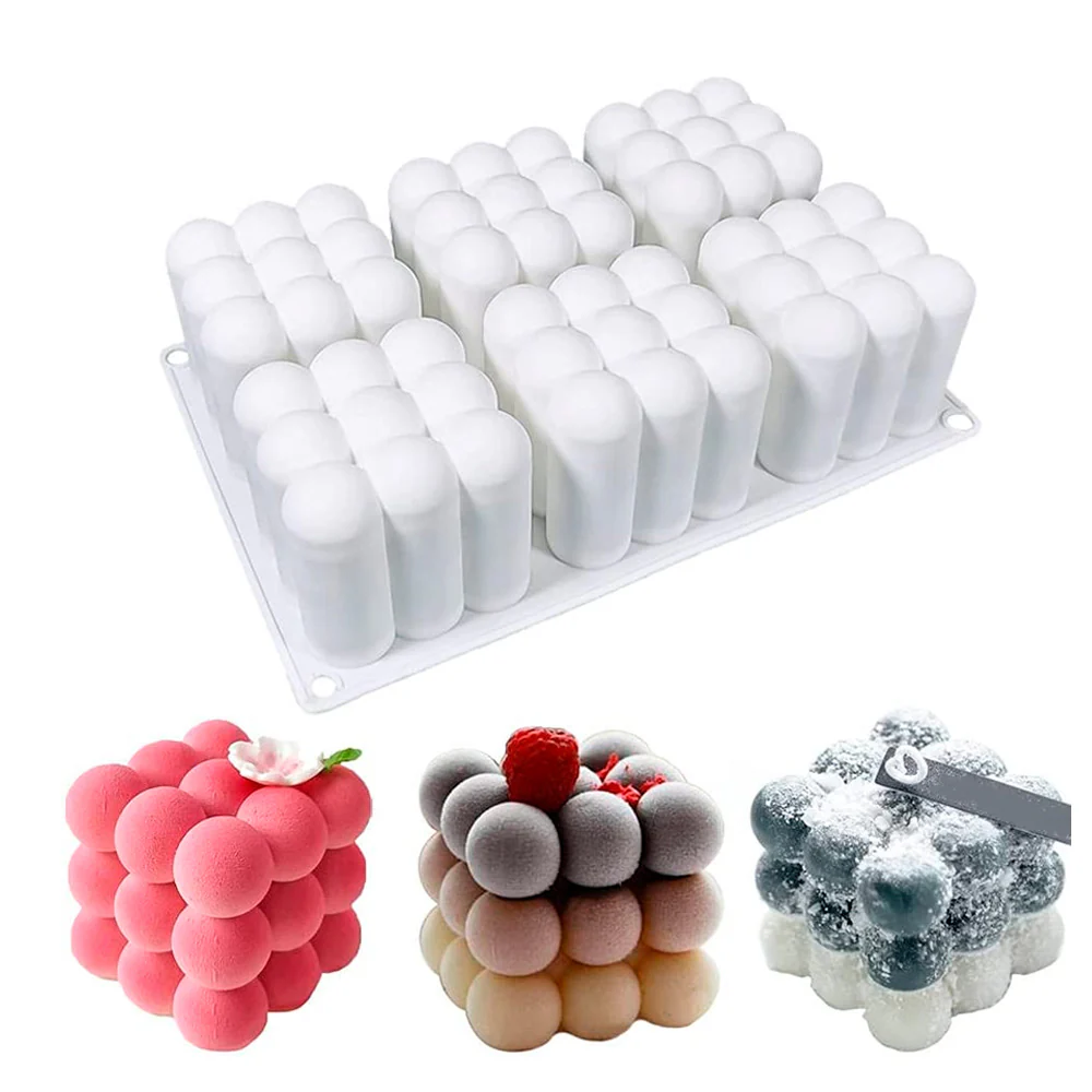 Molde de Silicona Cubos Burbuja X 6 Cavidades - Image 5