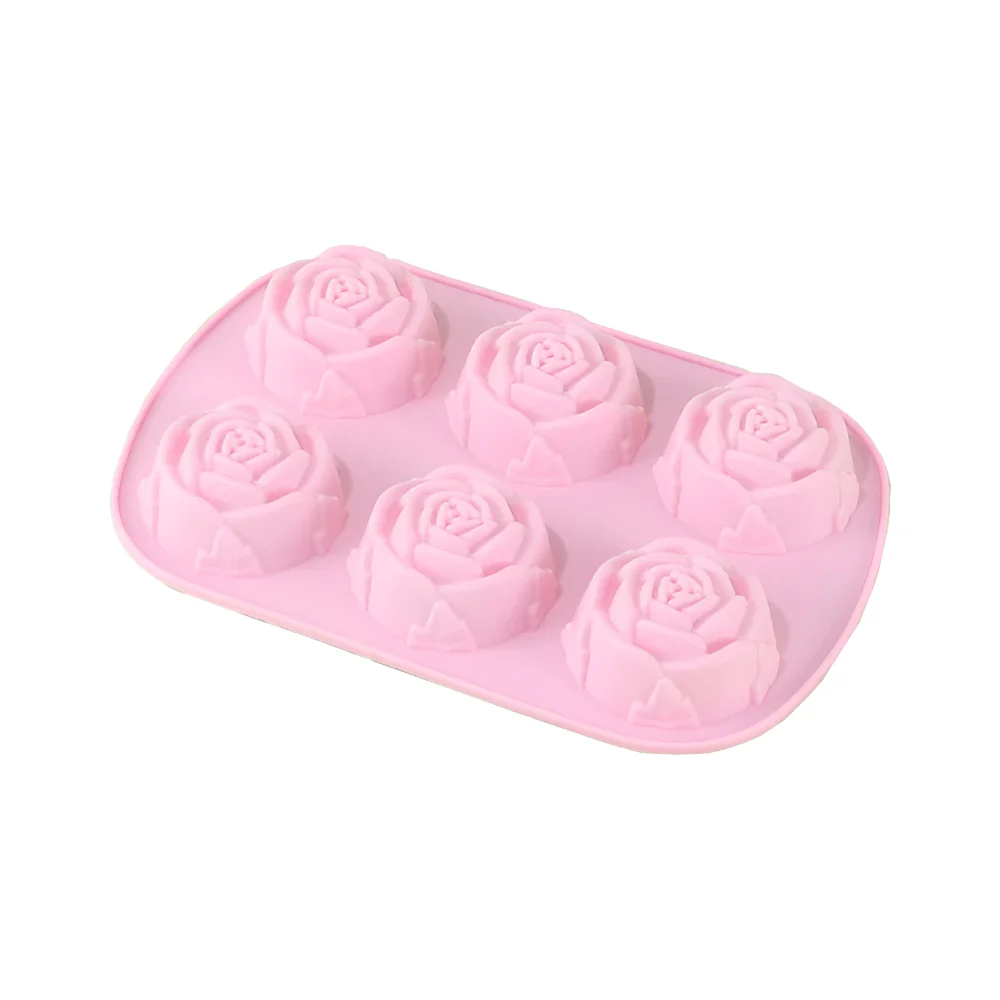 Molde de Silicona Rosas Aqua X 6 Cavidades - Image 2
