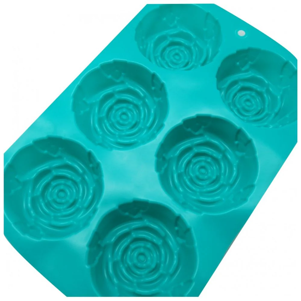 Molde de Silicona Rosas Aqua X 6 Cavidades - Image 3