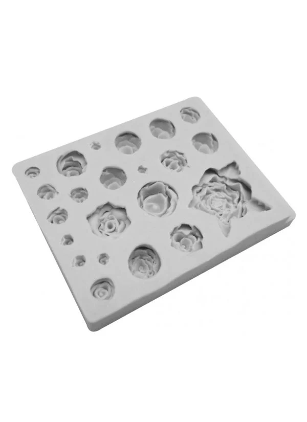 Molde de Silicona Rosas Varias - Image 2